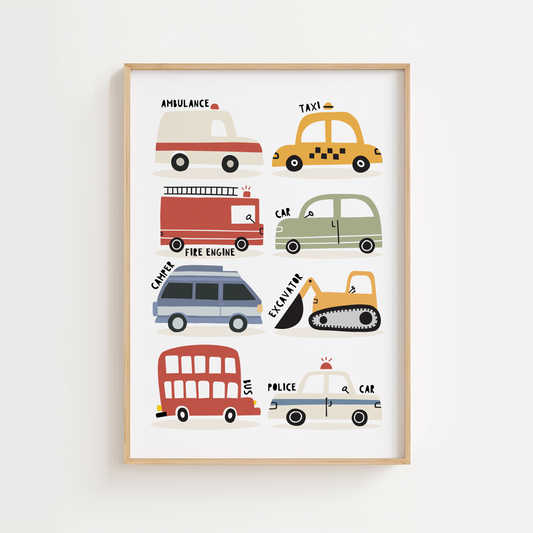 Types Of Transport Print