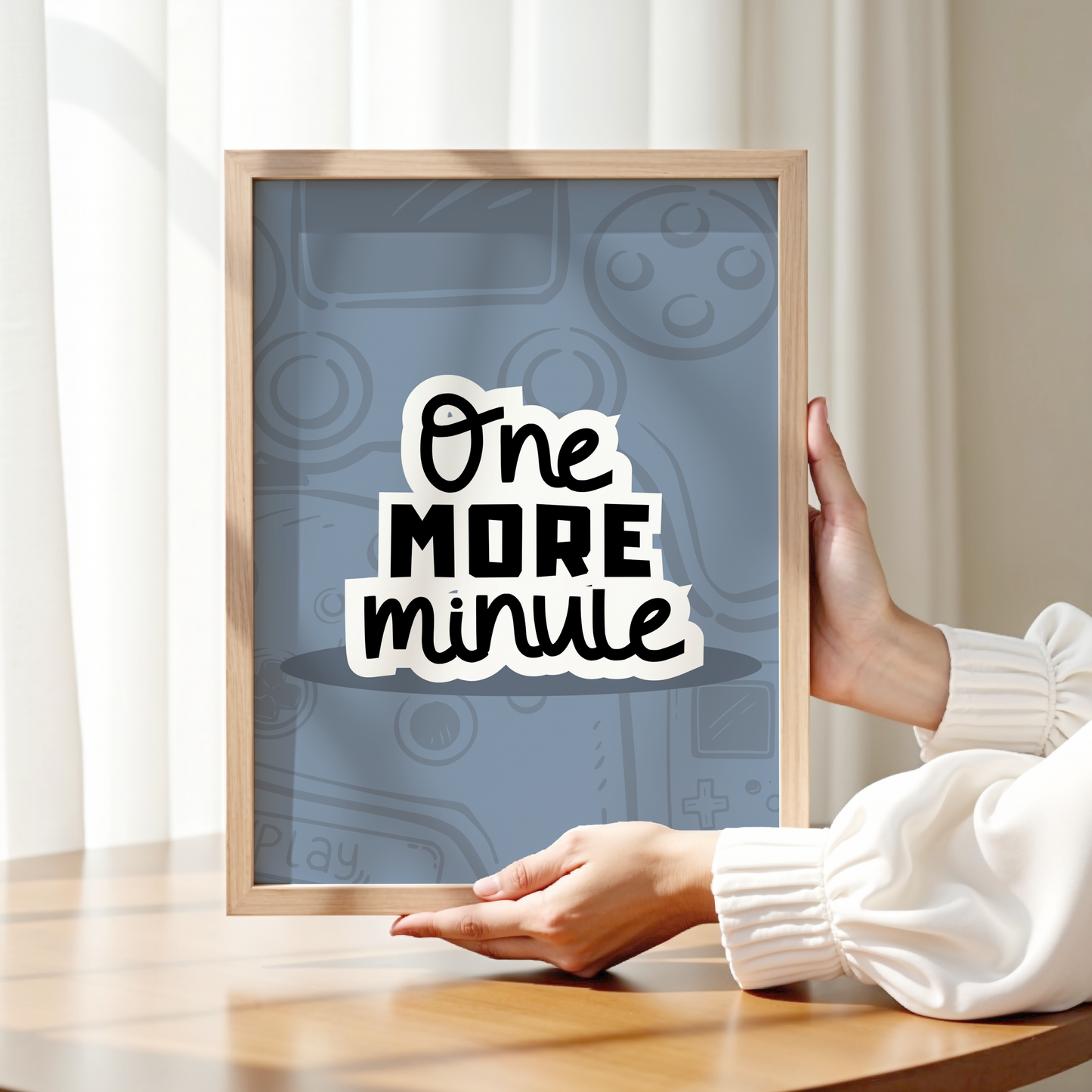 "One More Minute" Gaming Print