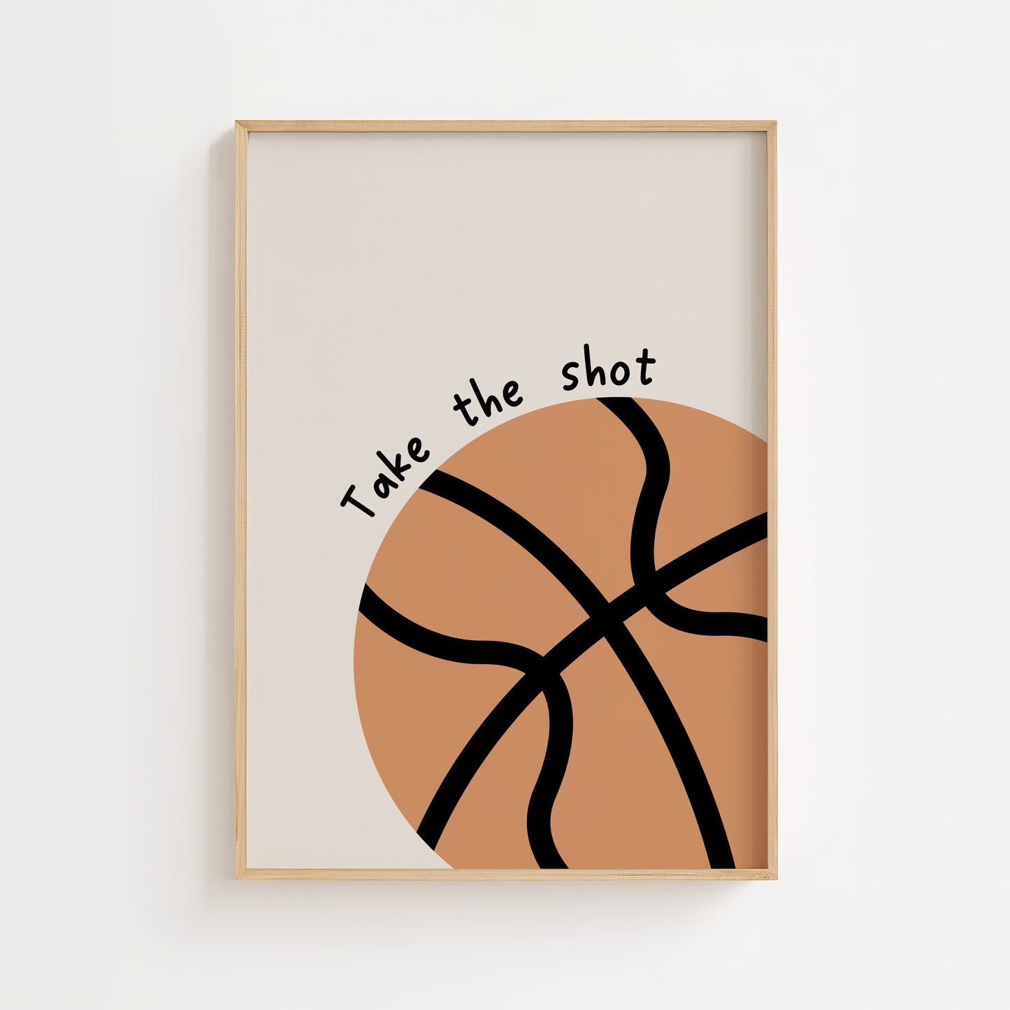 "Take The Shot" Basketball Print