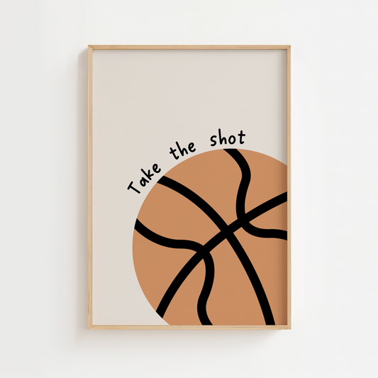 "Take The Shot" Basketball Print