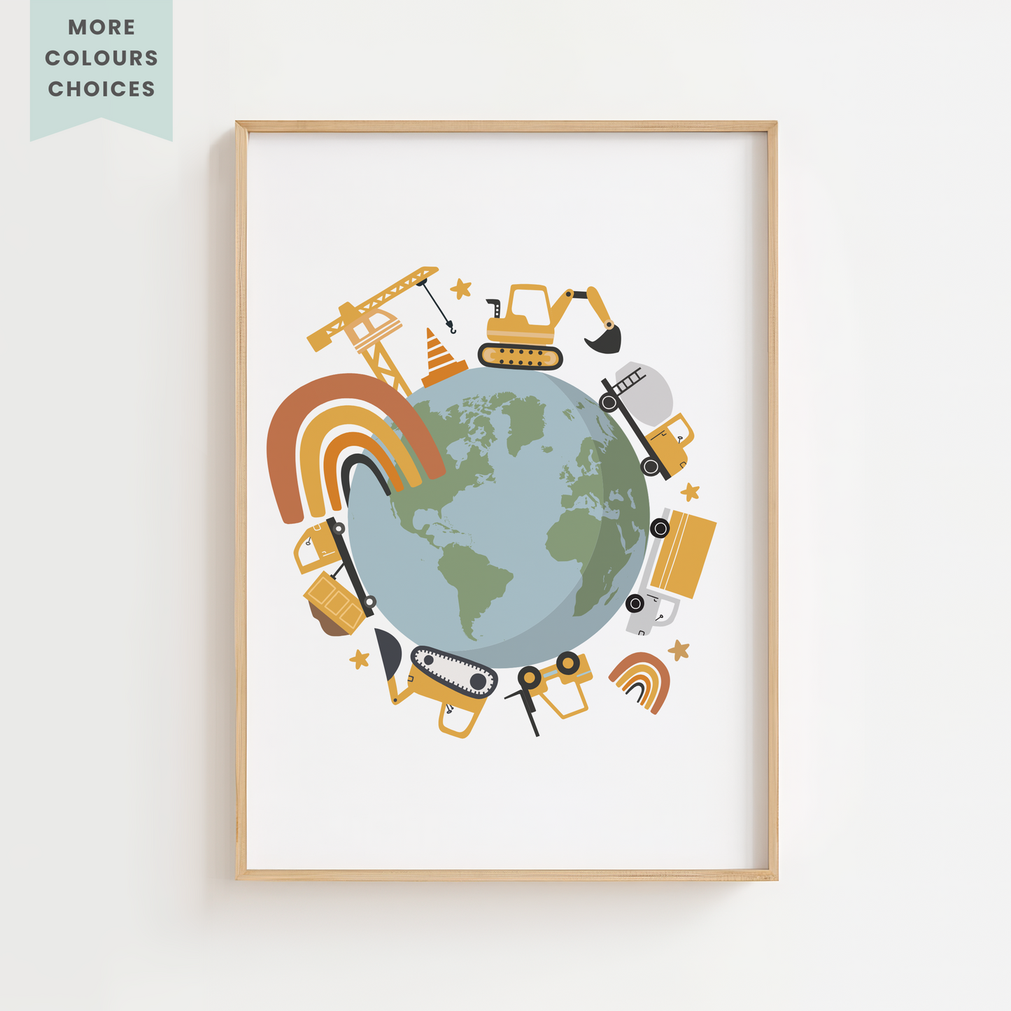 Planet Under Construction Print