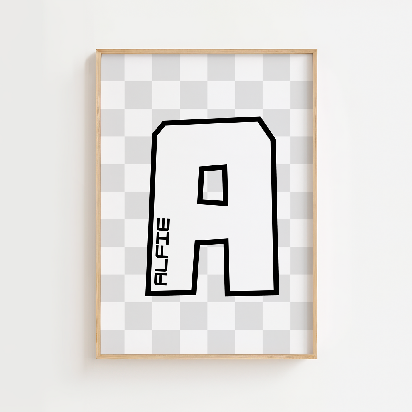 Personalised Gaming Initial Print