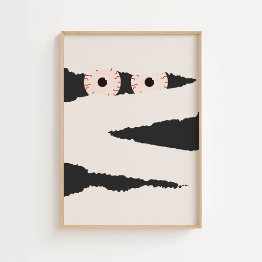 Spooky Eyes Halloween Print