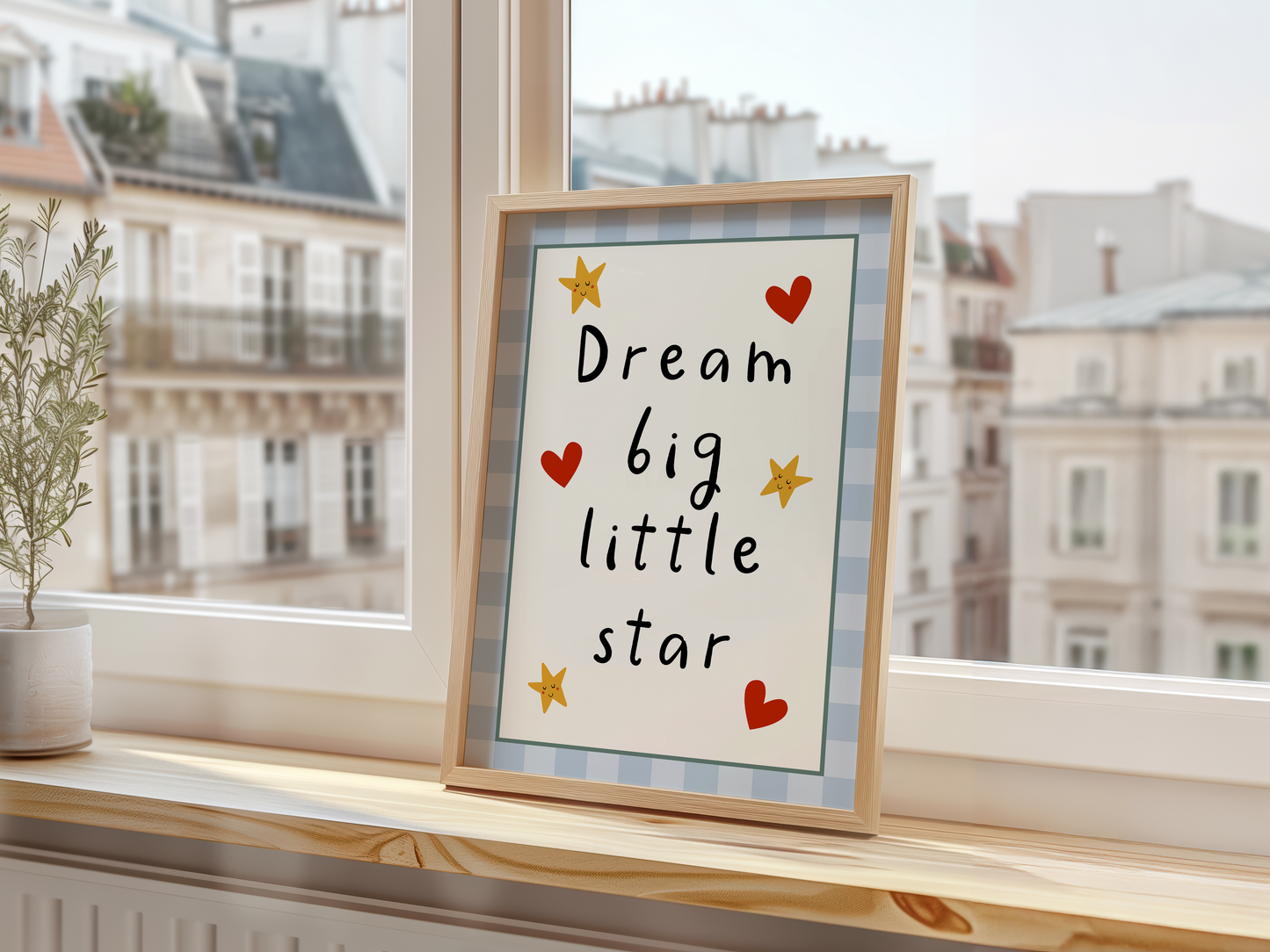 Dream Big Little Star Nursery Print