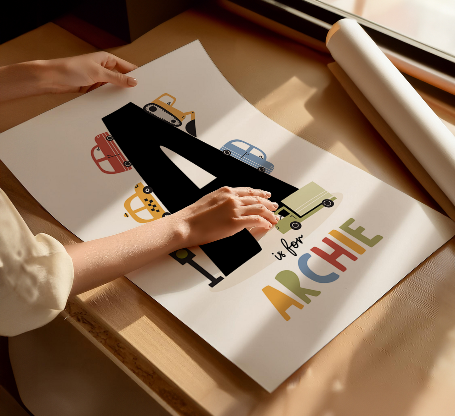 Personalised Transport Print