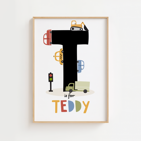 Personalised Transport Print