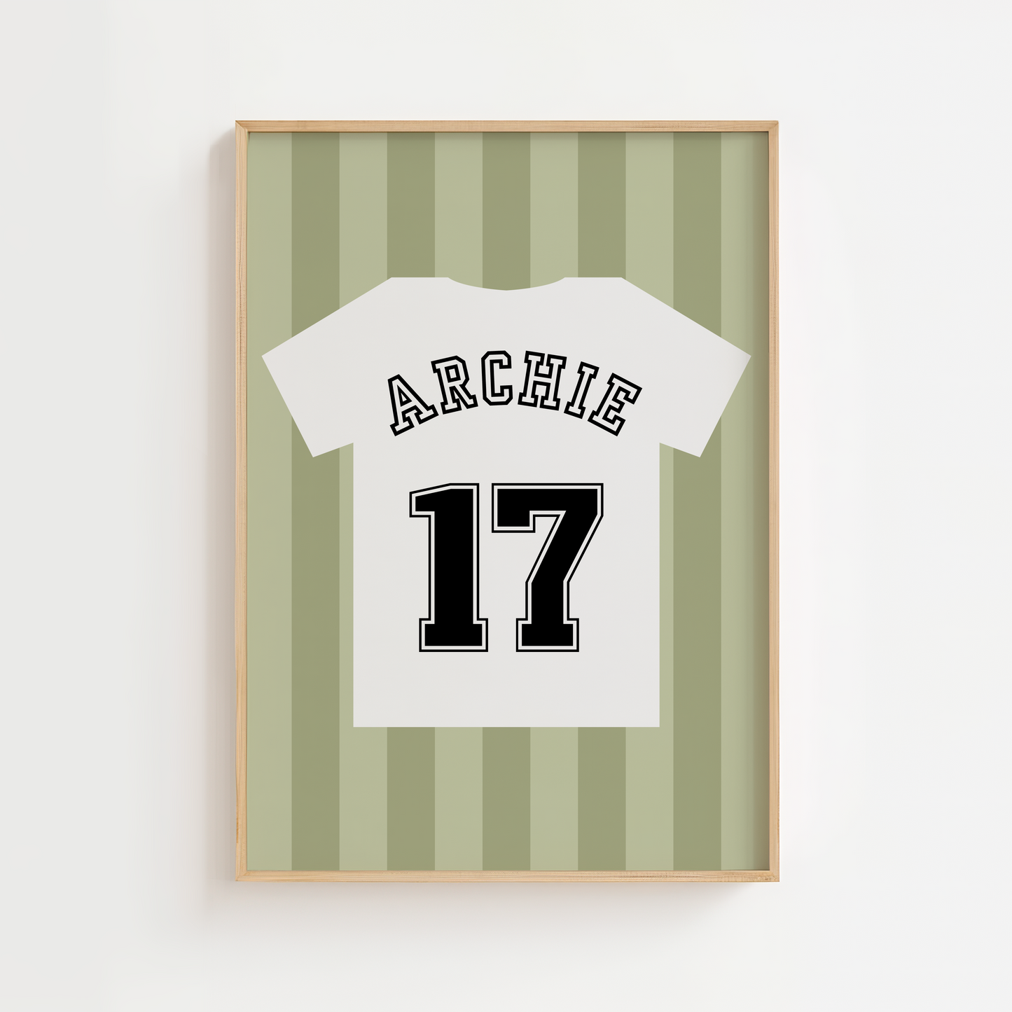Personalised Football Shirt Print