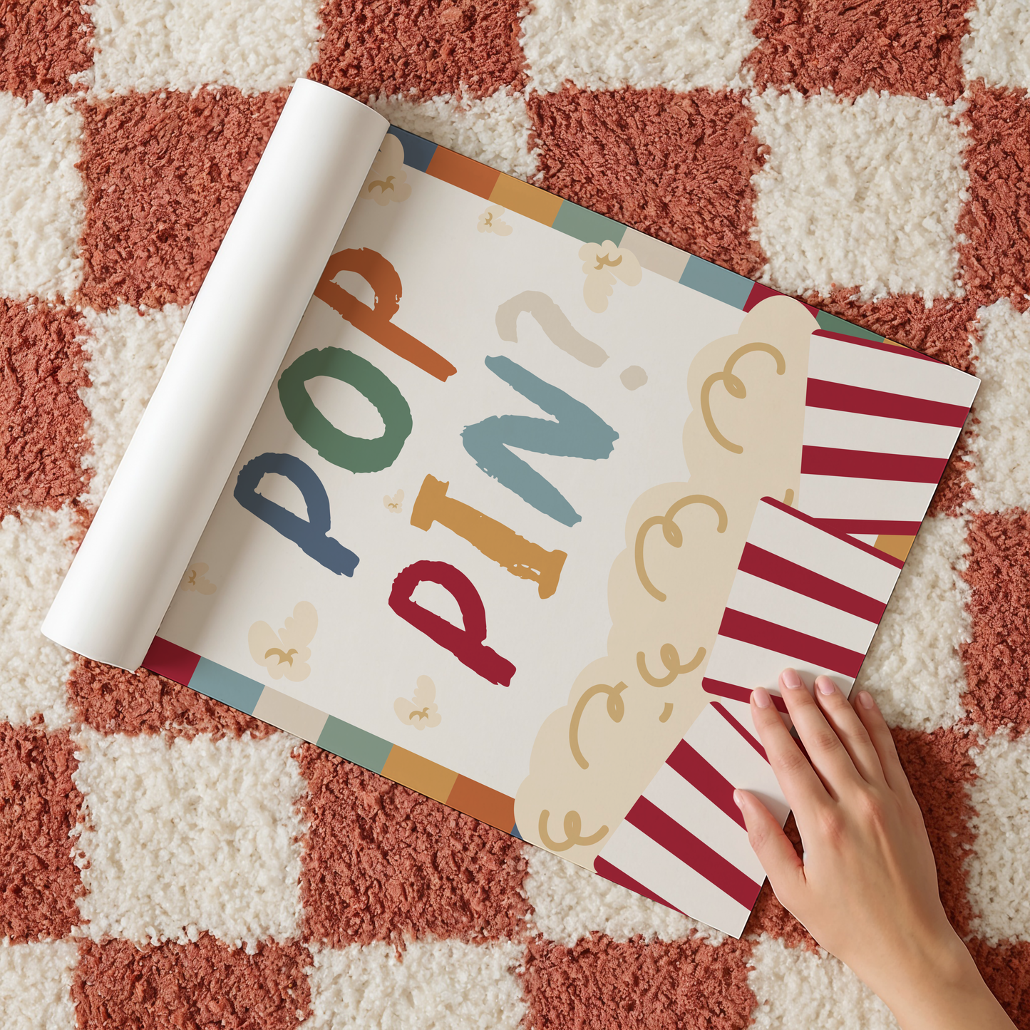What's Poppin' Popcorn Print