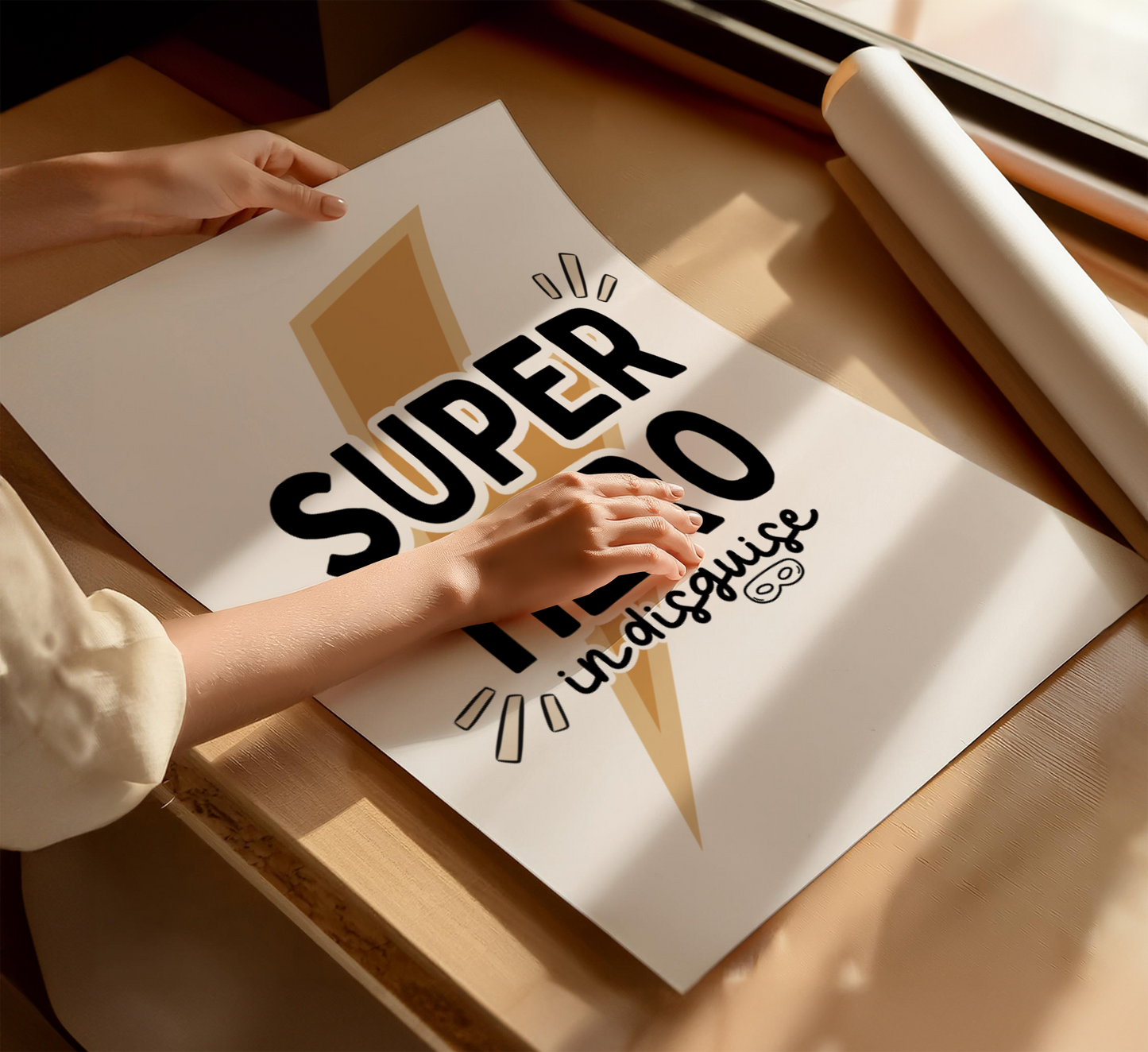 Superhero In Disguise Print