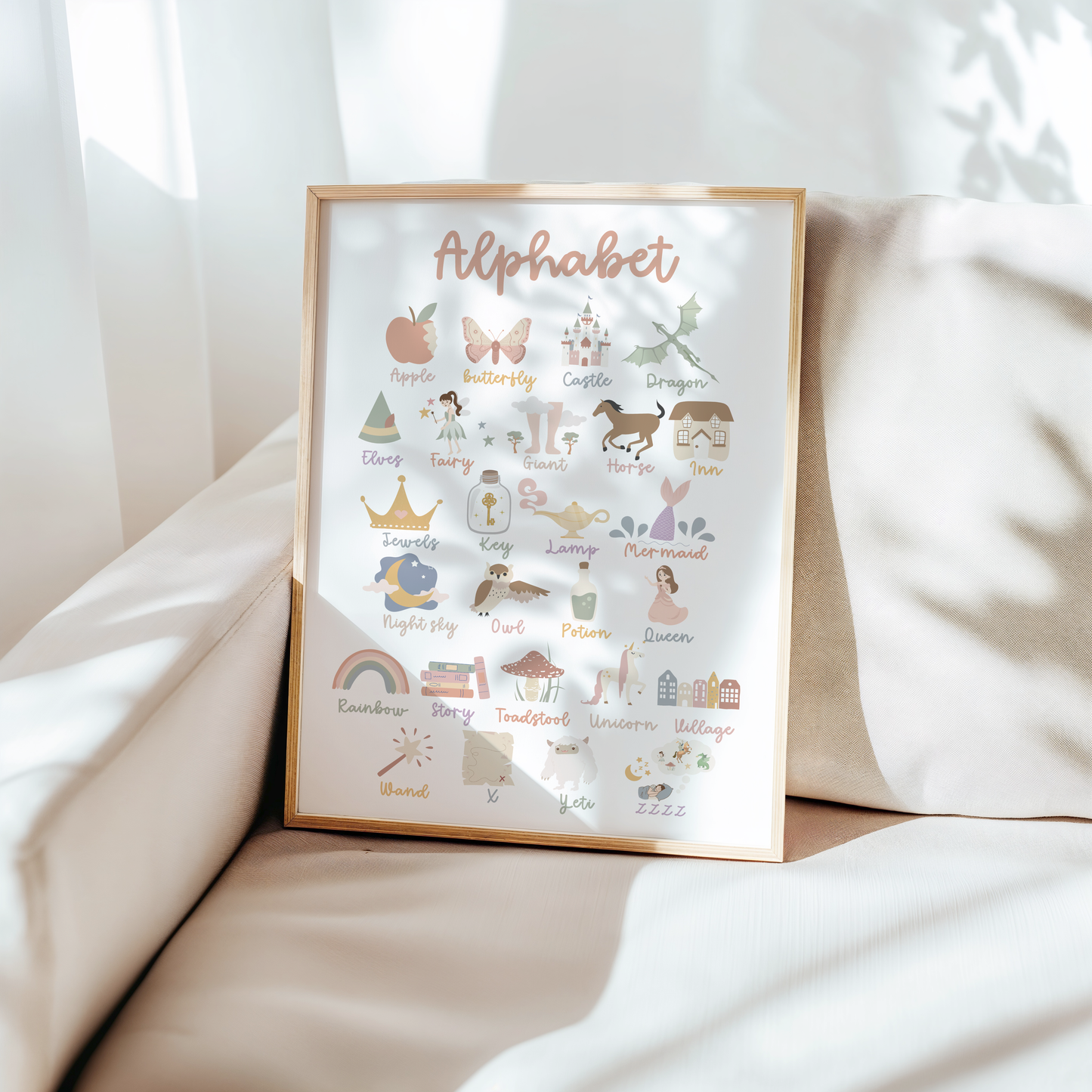 Fairy Alphabet Print