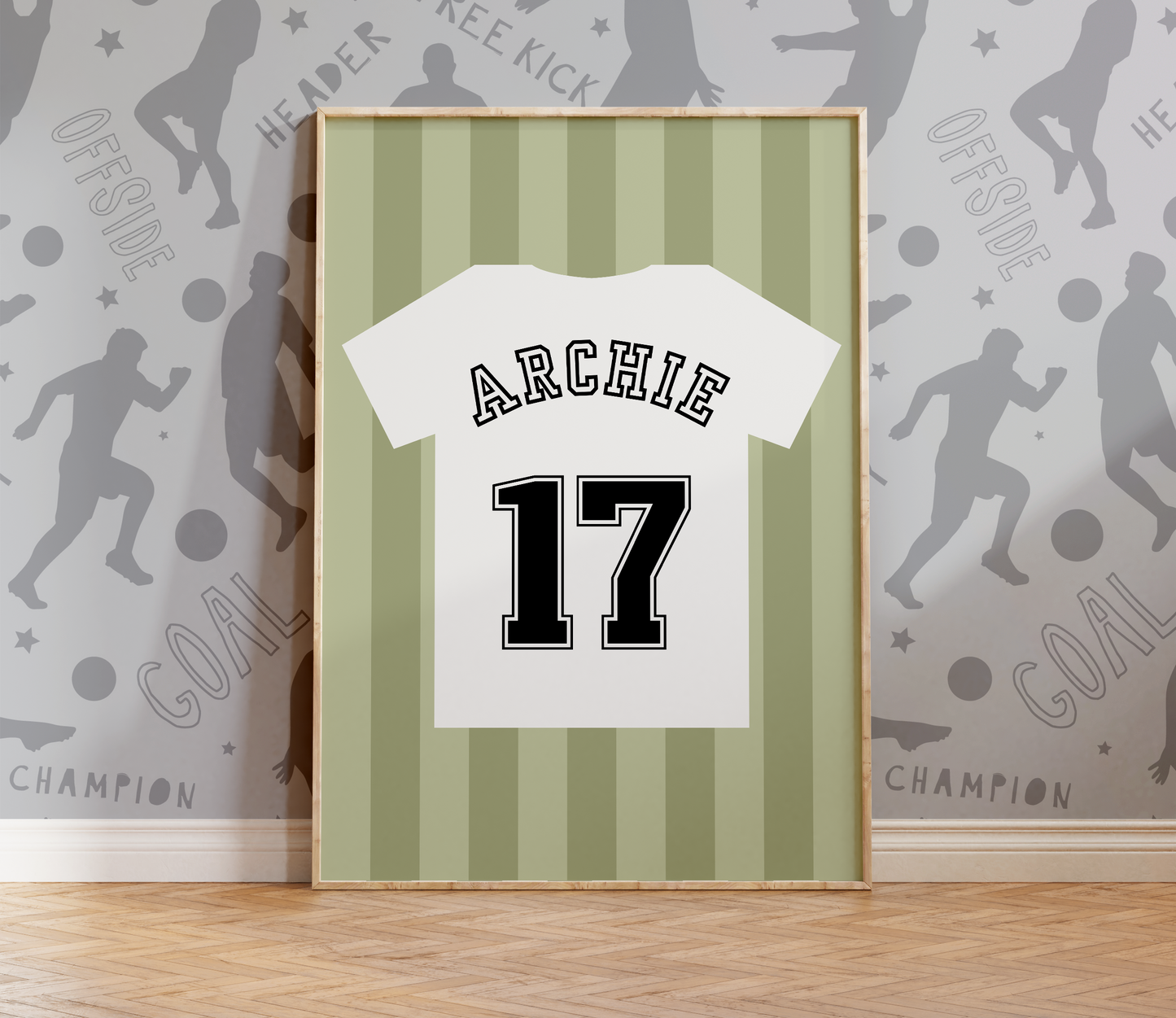 Personalised Football Shirt Print