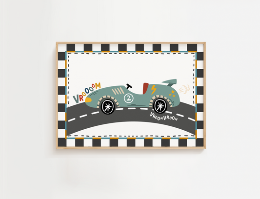Race Car Print