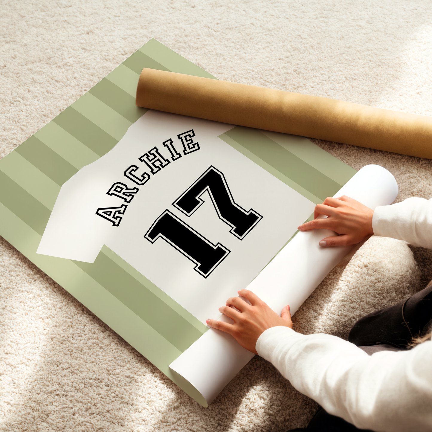 Personalised Football Shirt Print