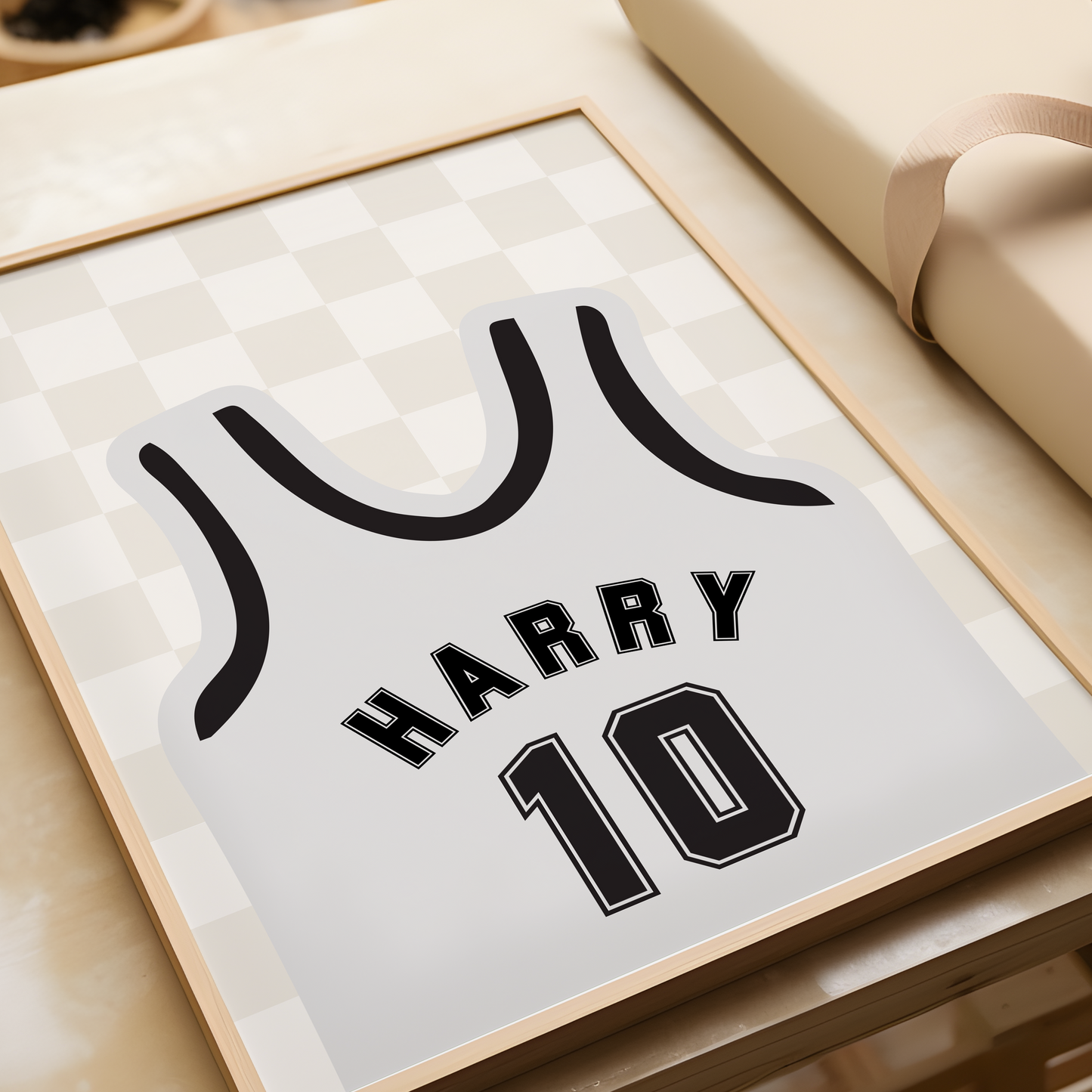 Personalised Basketball Jersey Print