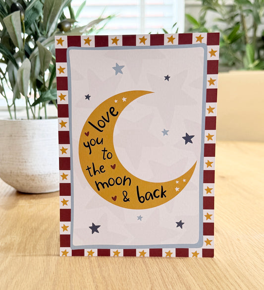*Seconds* To The Moon: Size: 5x7’