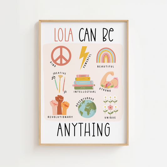 Personalised "Can Be Anything" Print