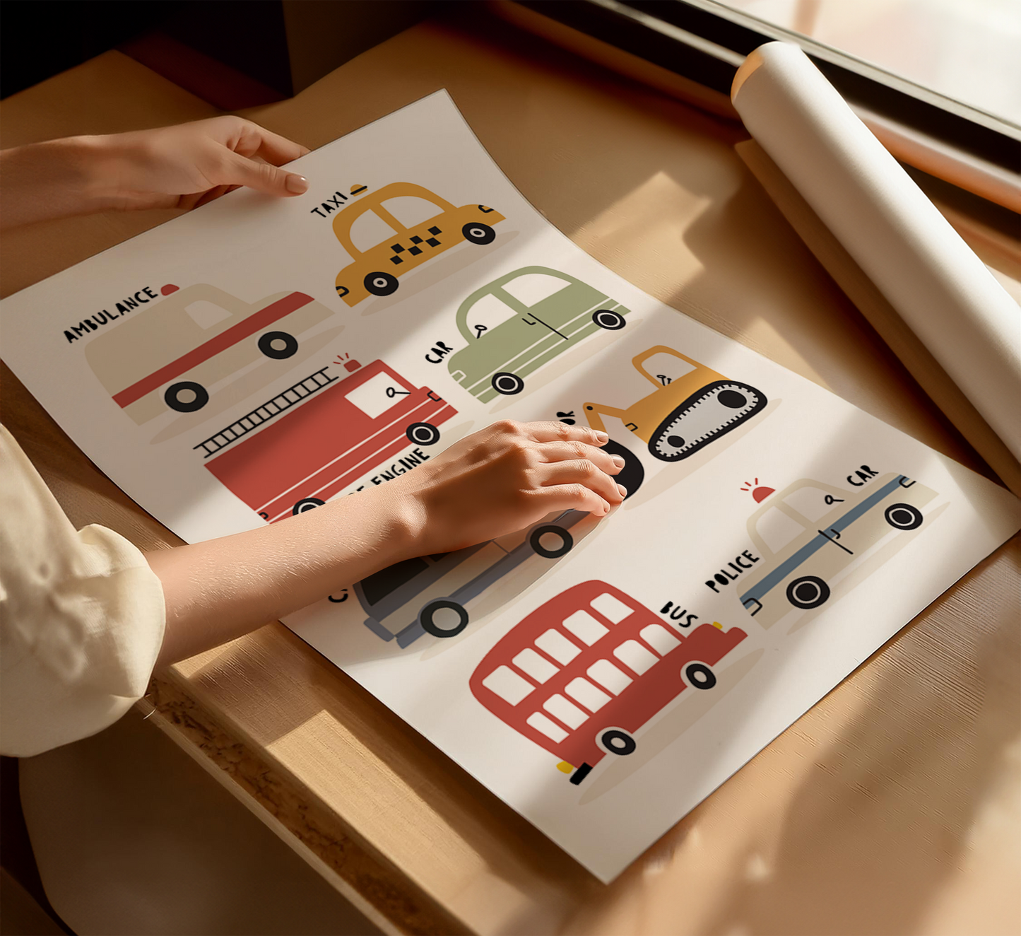 Types Of Transport Print