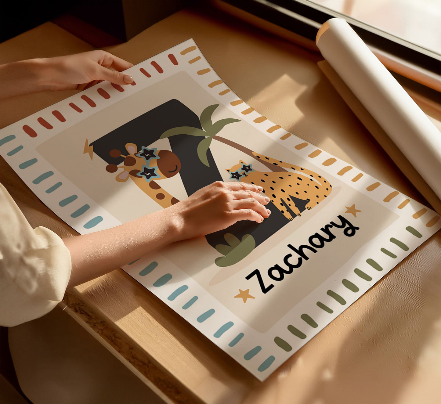 Personalised Cool Safari Animal Print