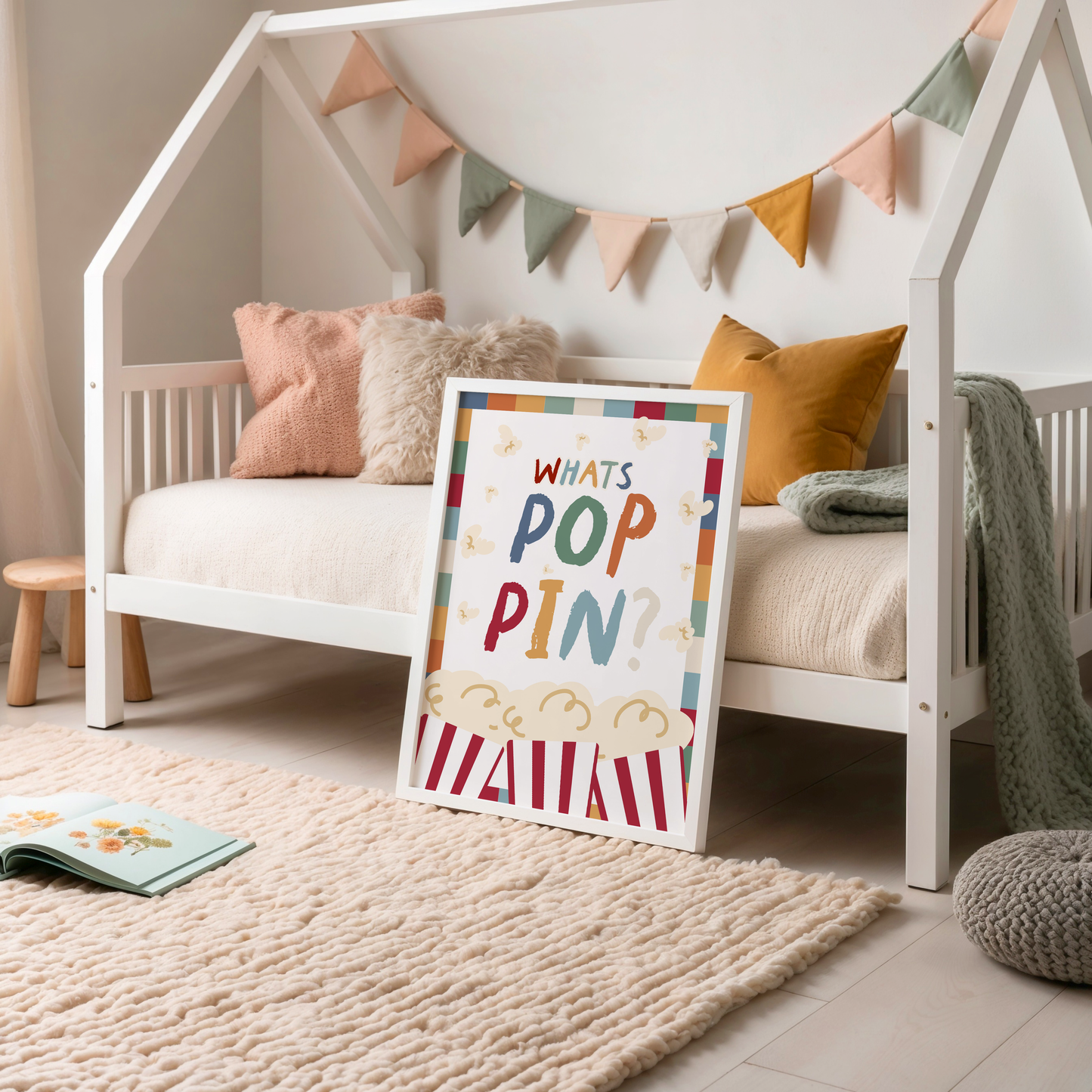 What's Poppin' Popcorn Print