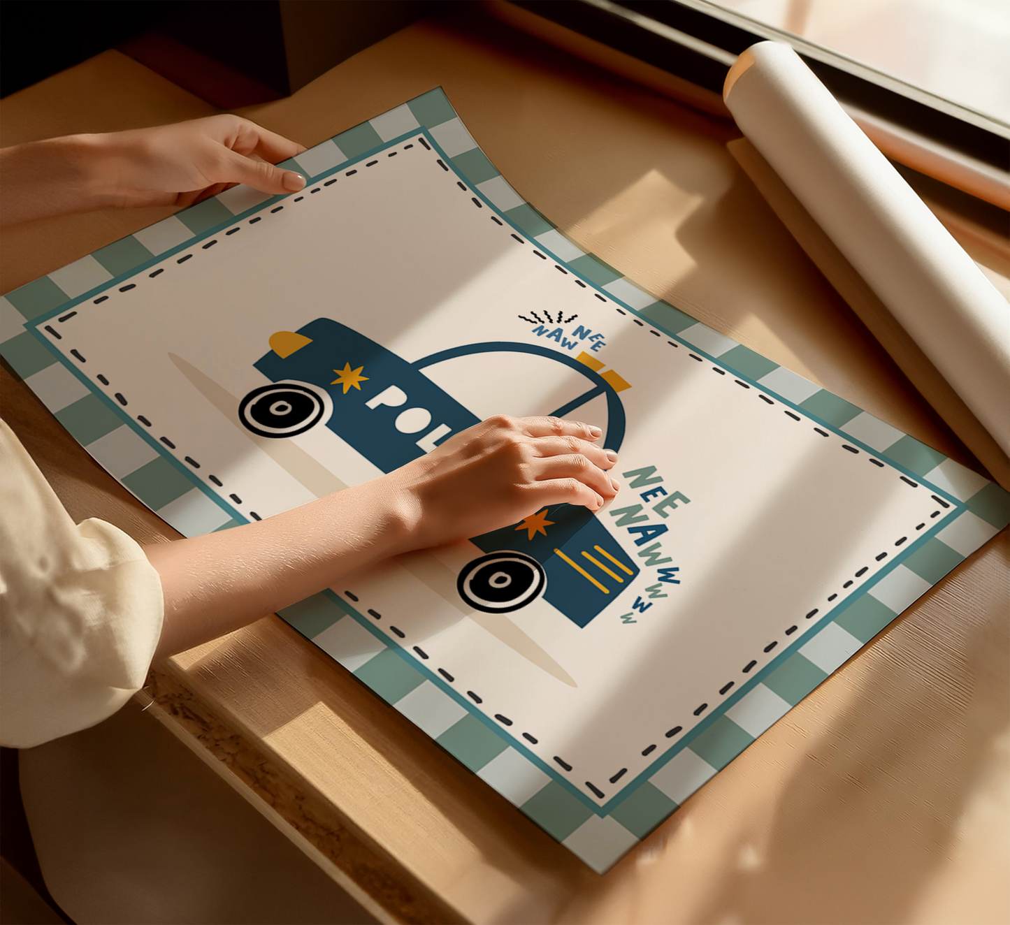 Police Car Print