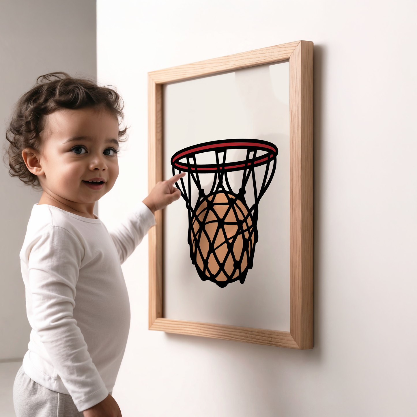 Basketball Hoop Print