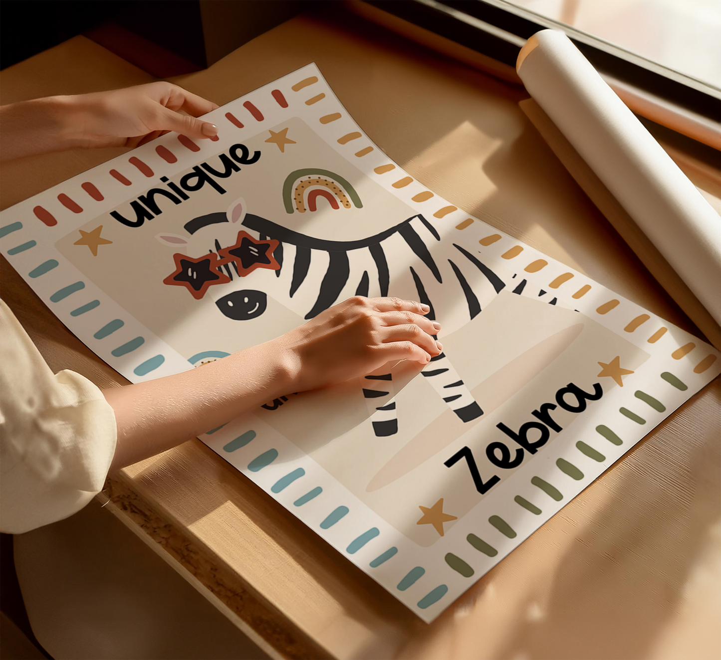 "Unique Zebra" Print
