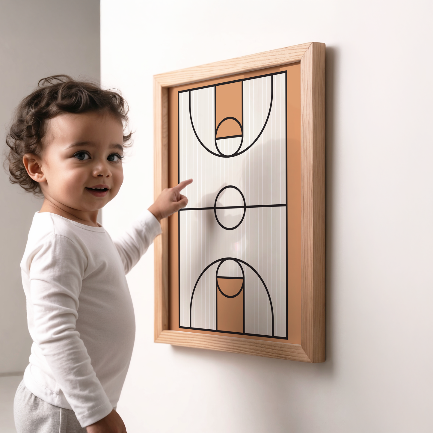 Basketball Court Print