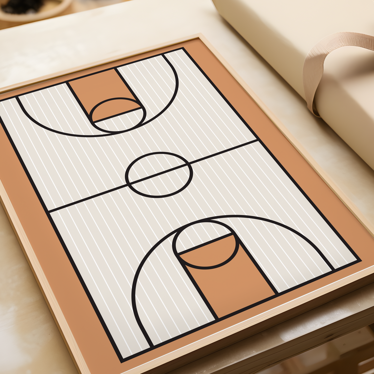 Basketball Court Print
