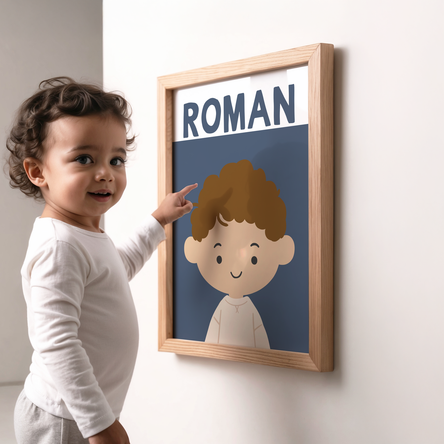 Fully Customisable Boys Portrait Print