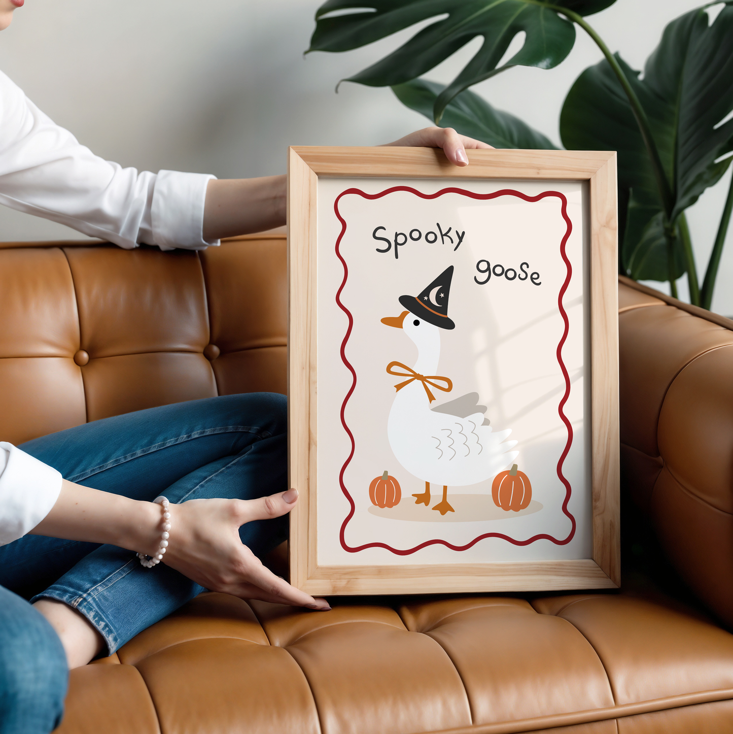 "Spooky Goose" Halloween Print