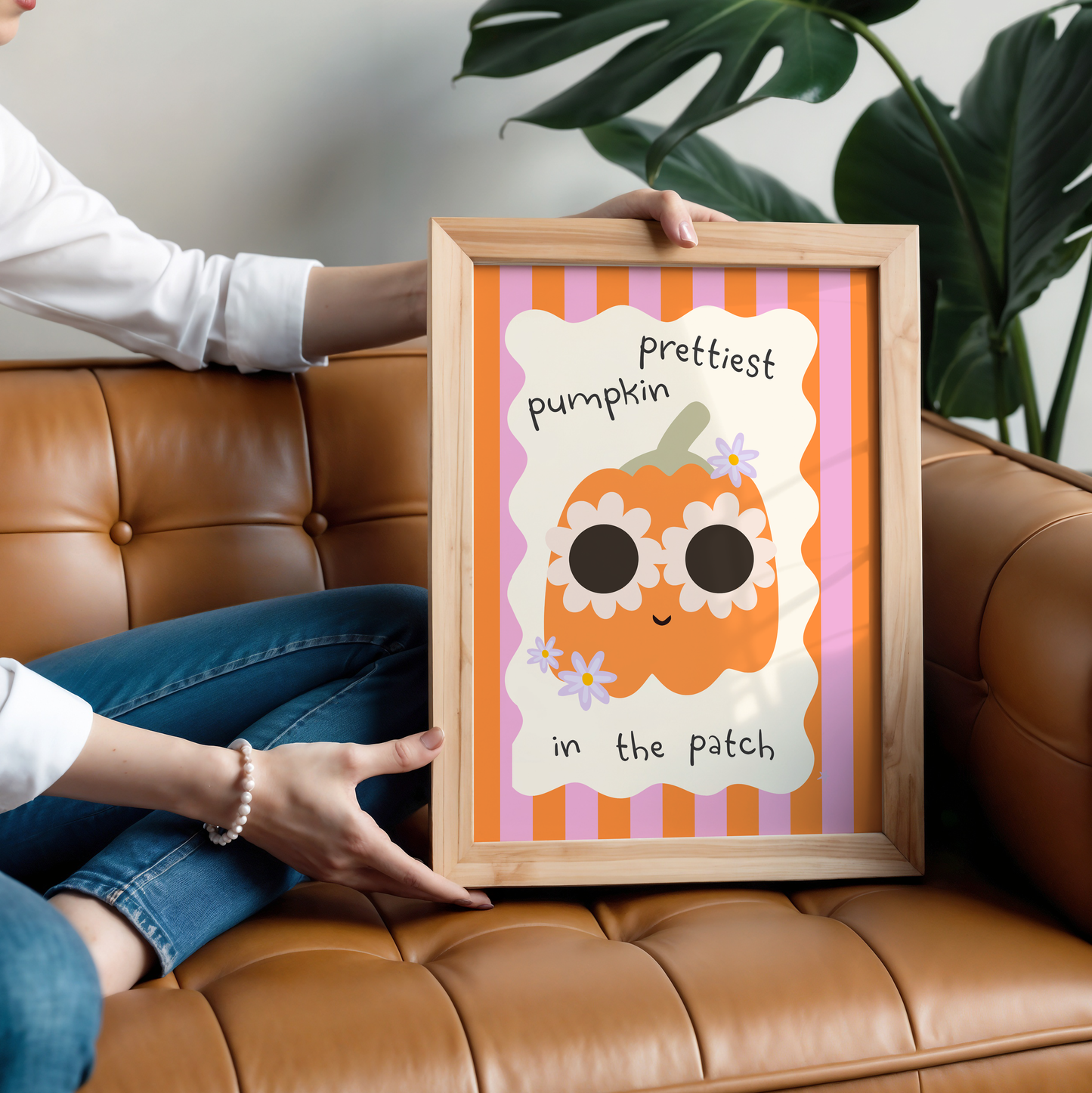 "Prettiest Pumpkin In The Patch" Halloween Print