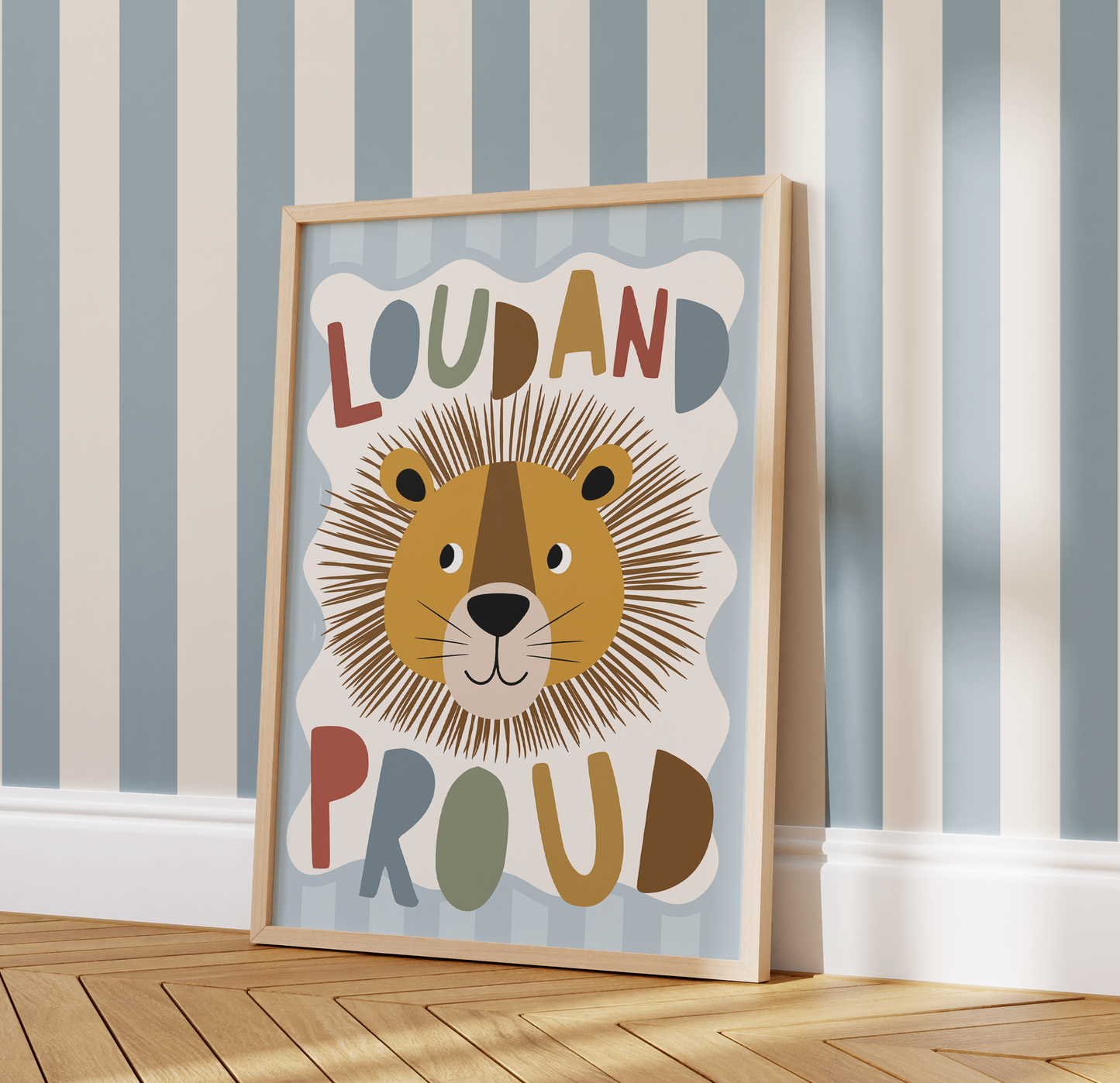 "Loud & Proud" Lion Print