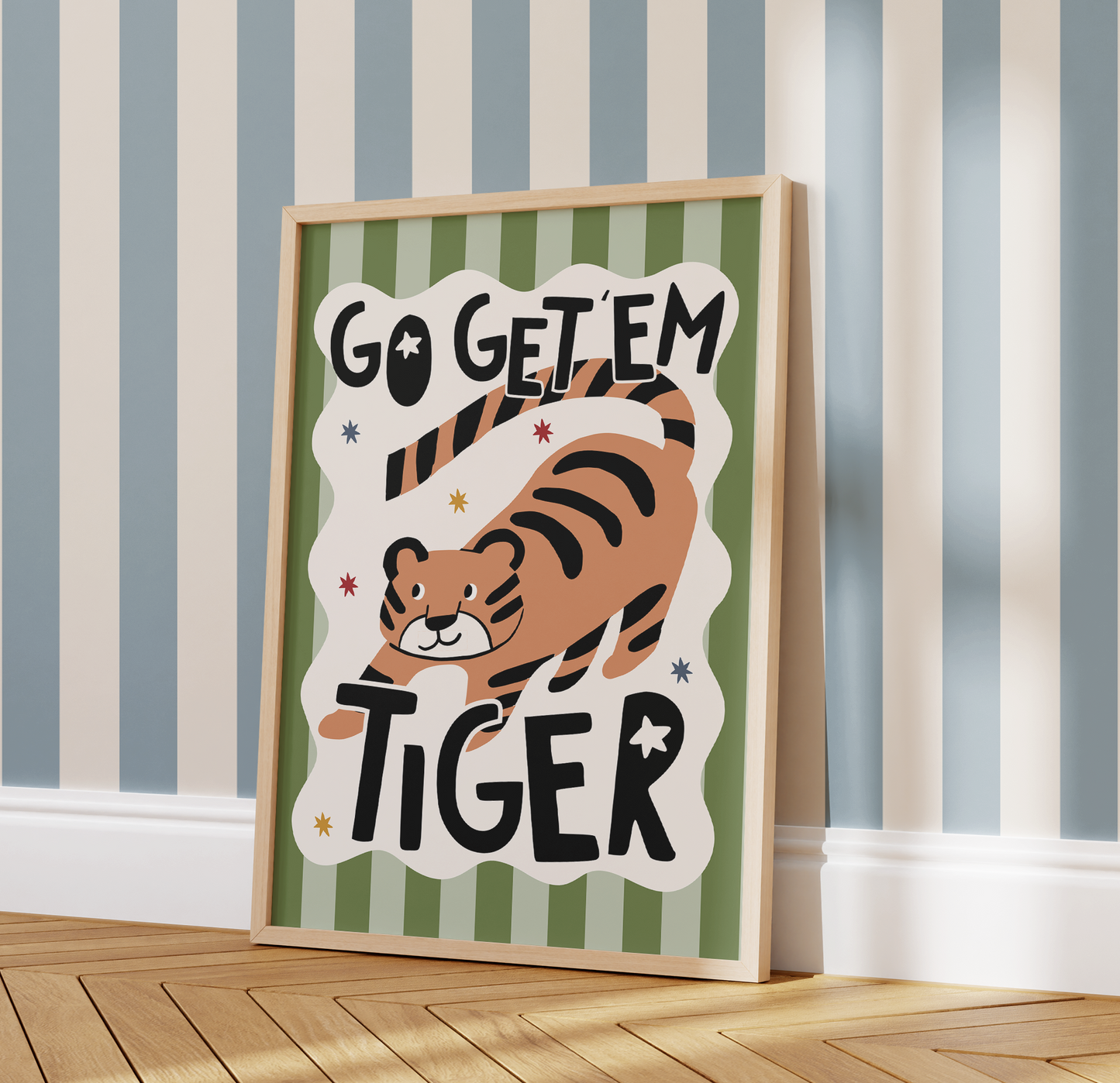 "Easy Tiger" Print