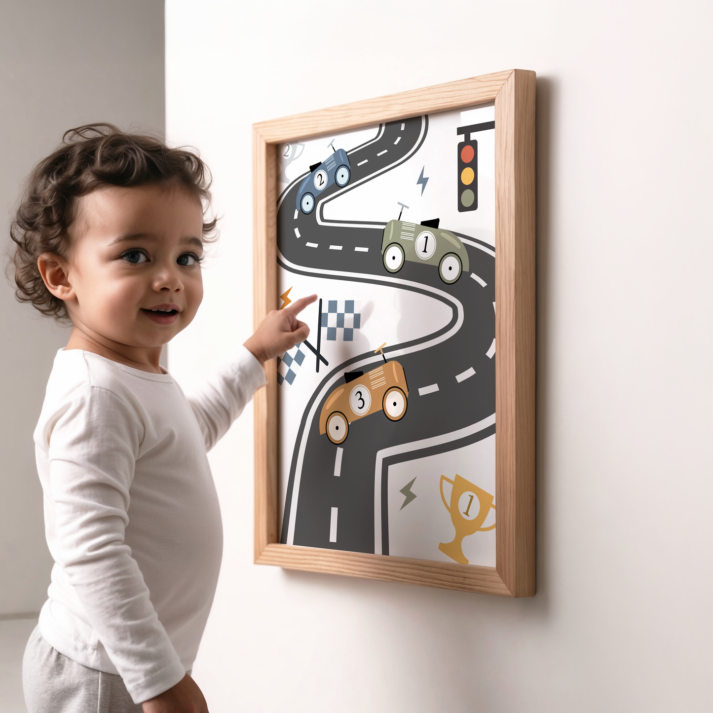 Race Track Road Print