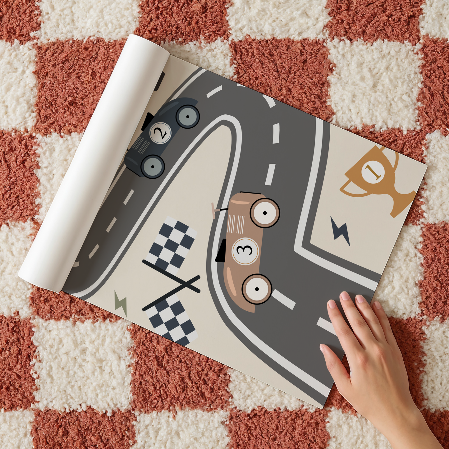 Race Track Road Print