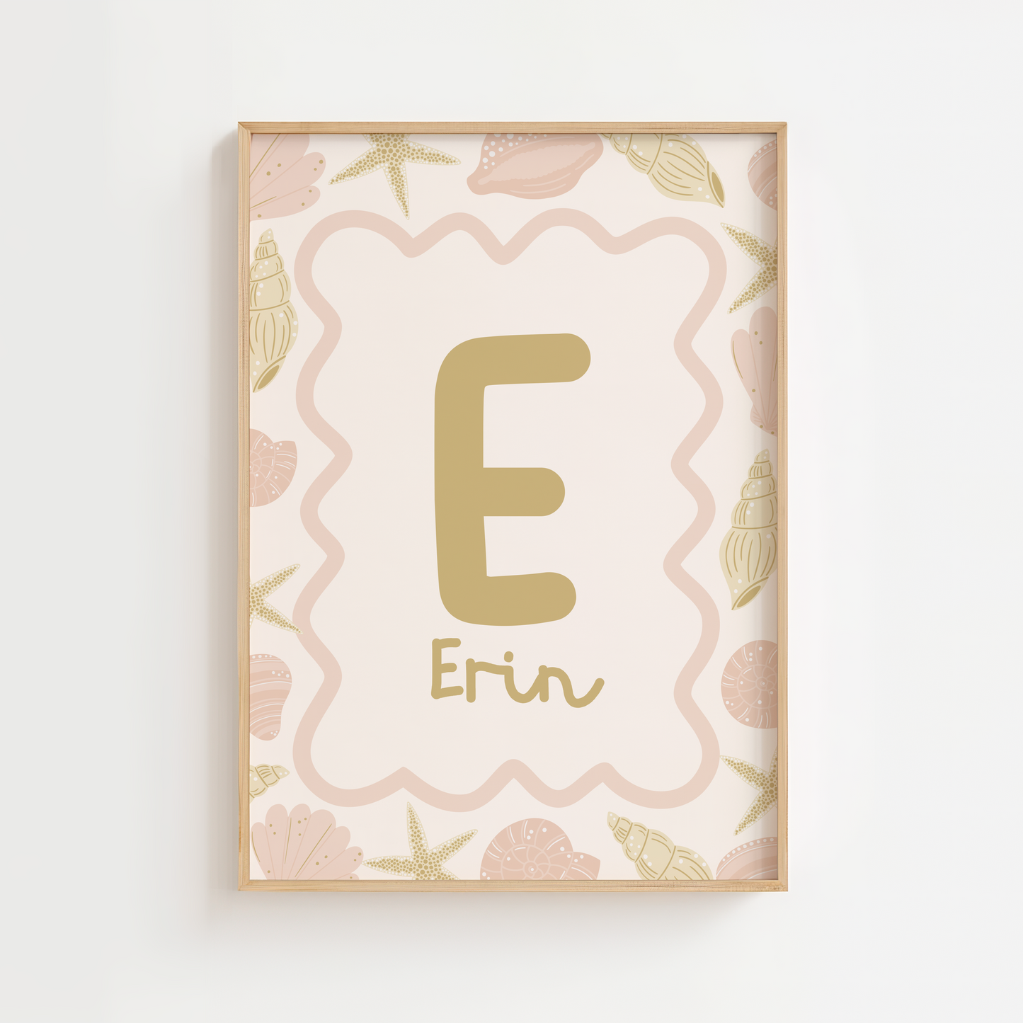 Personalised Boho Mermaid Print