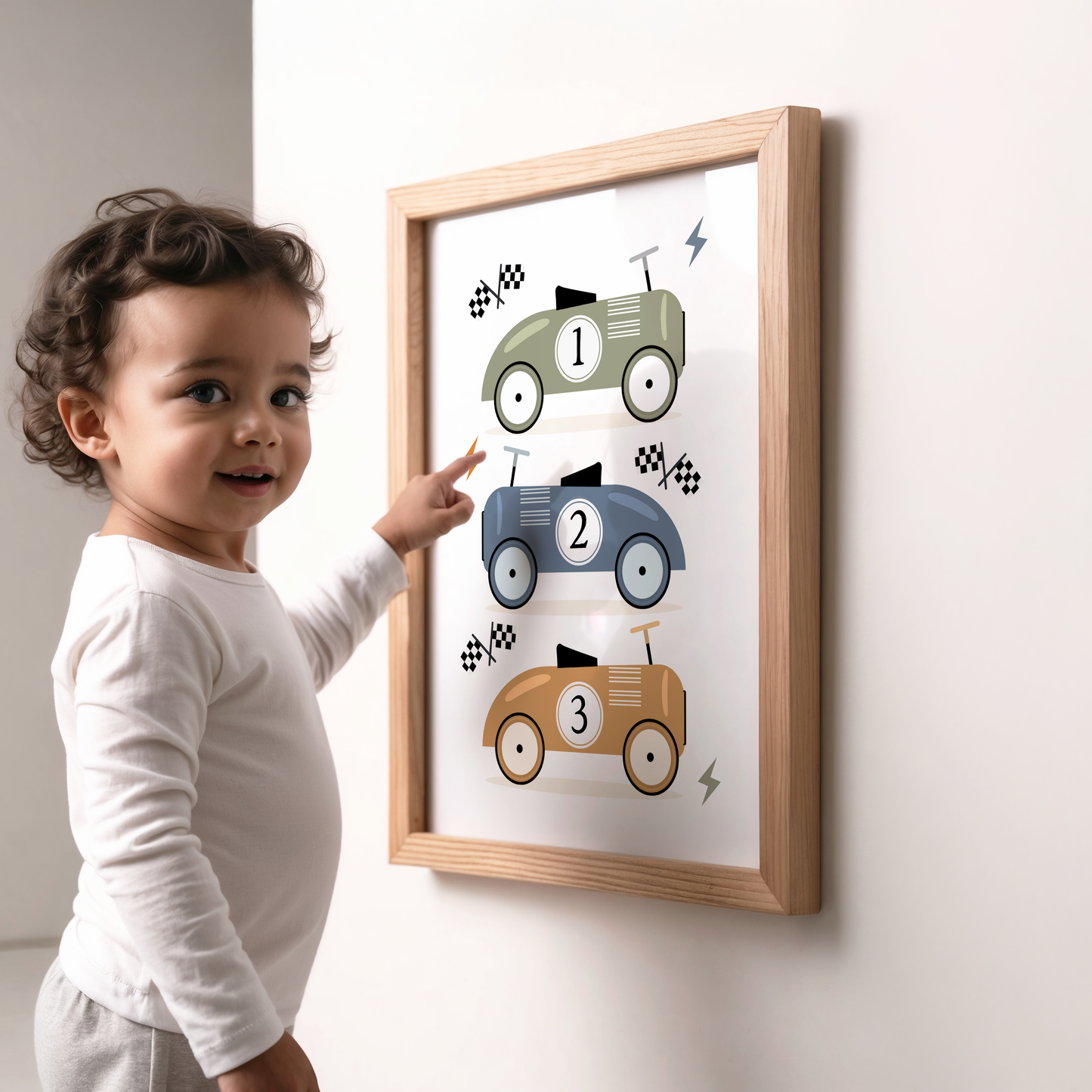 Race Car Trio Print