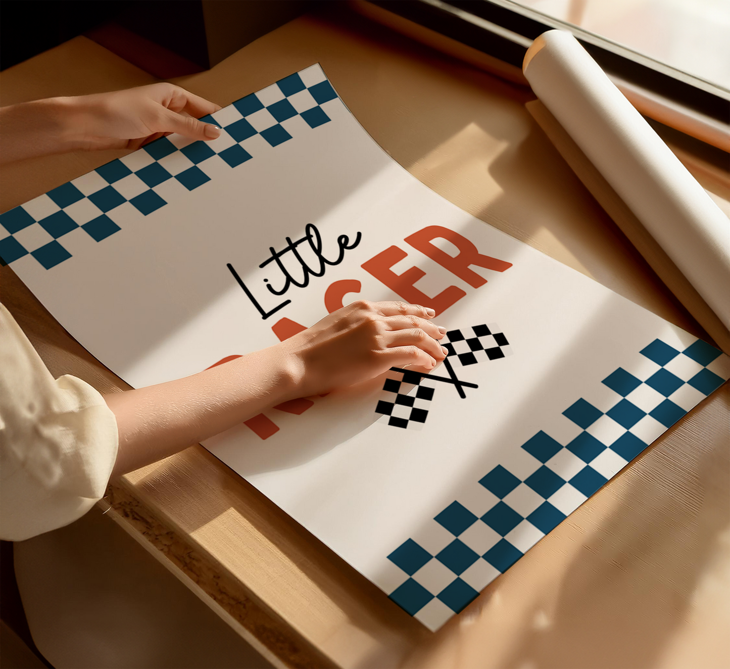Litter Racer Print