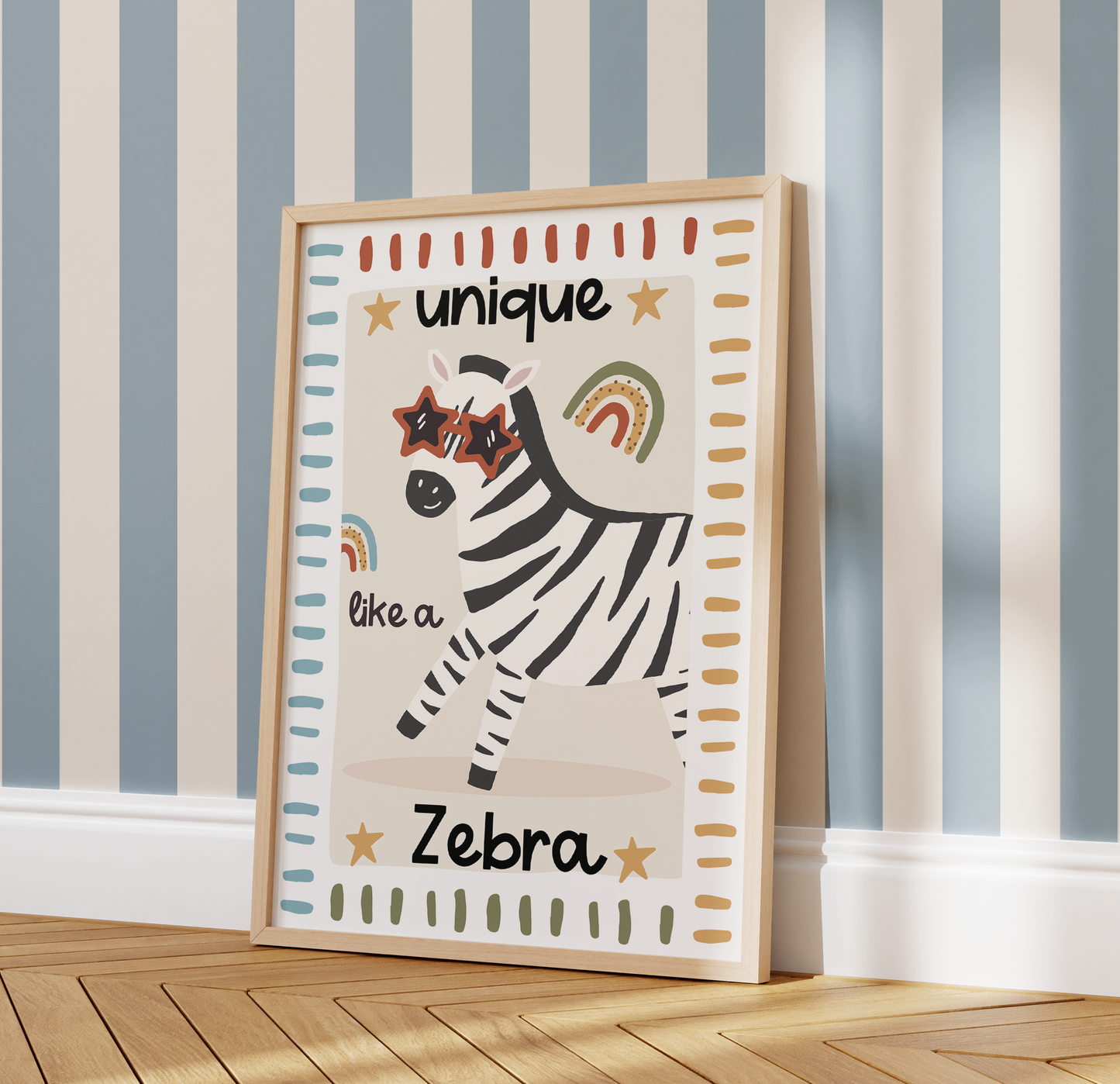 "Unique Zebra" Print