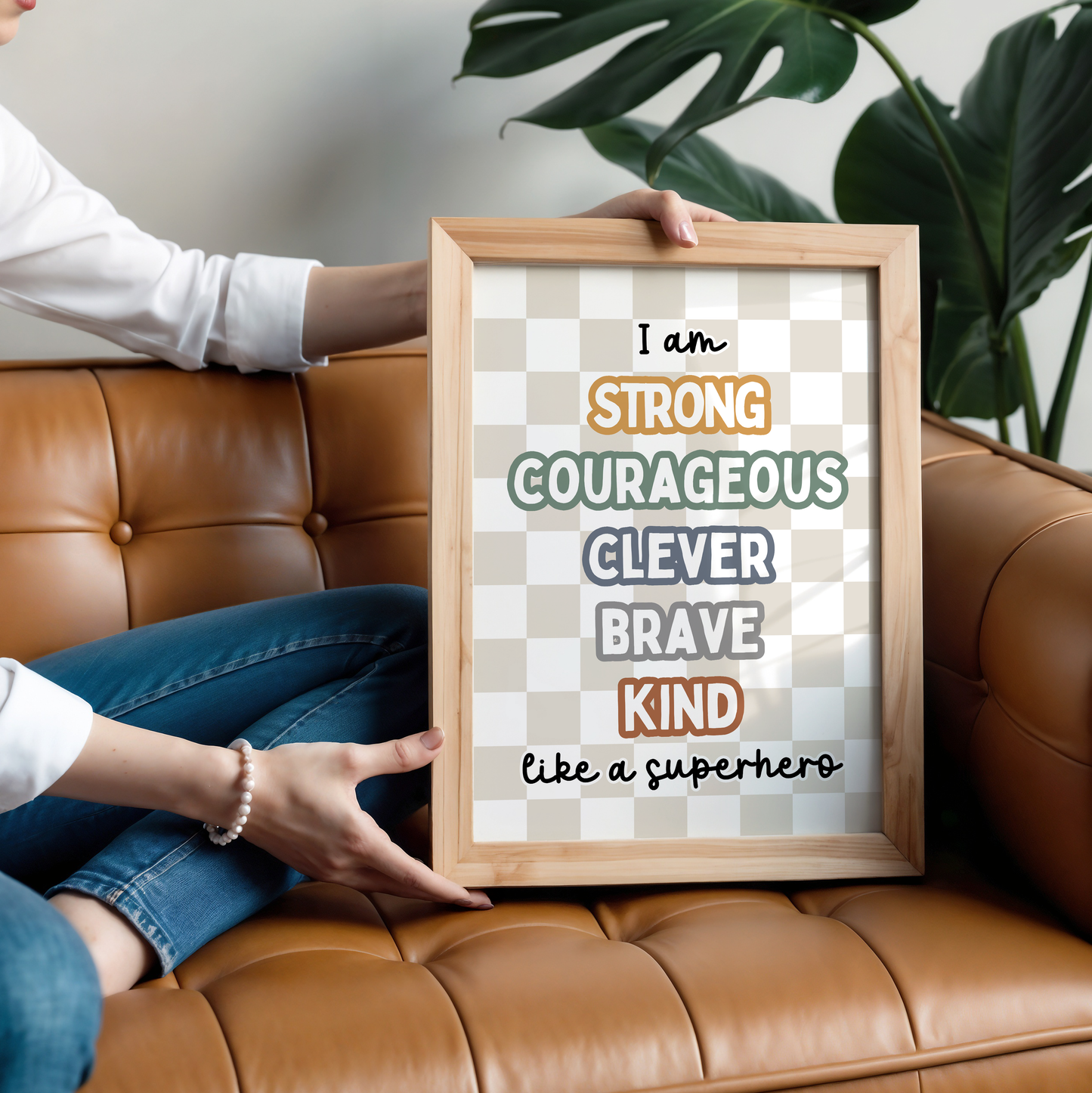 Superhero Affirmation Print