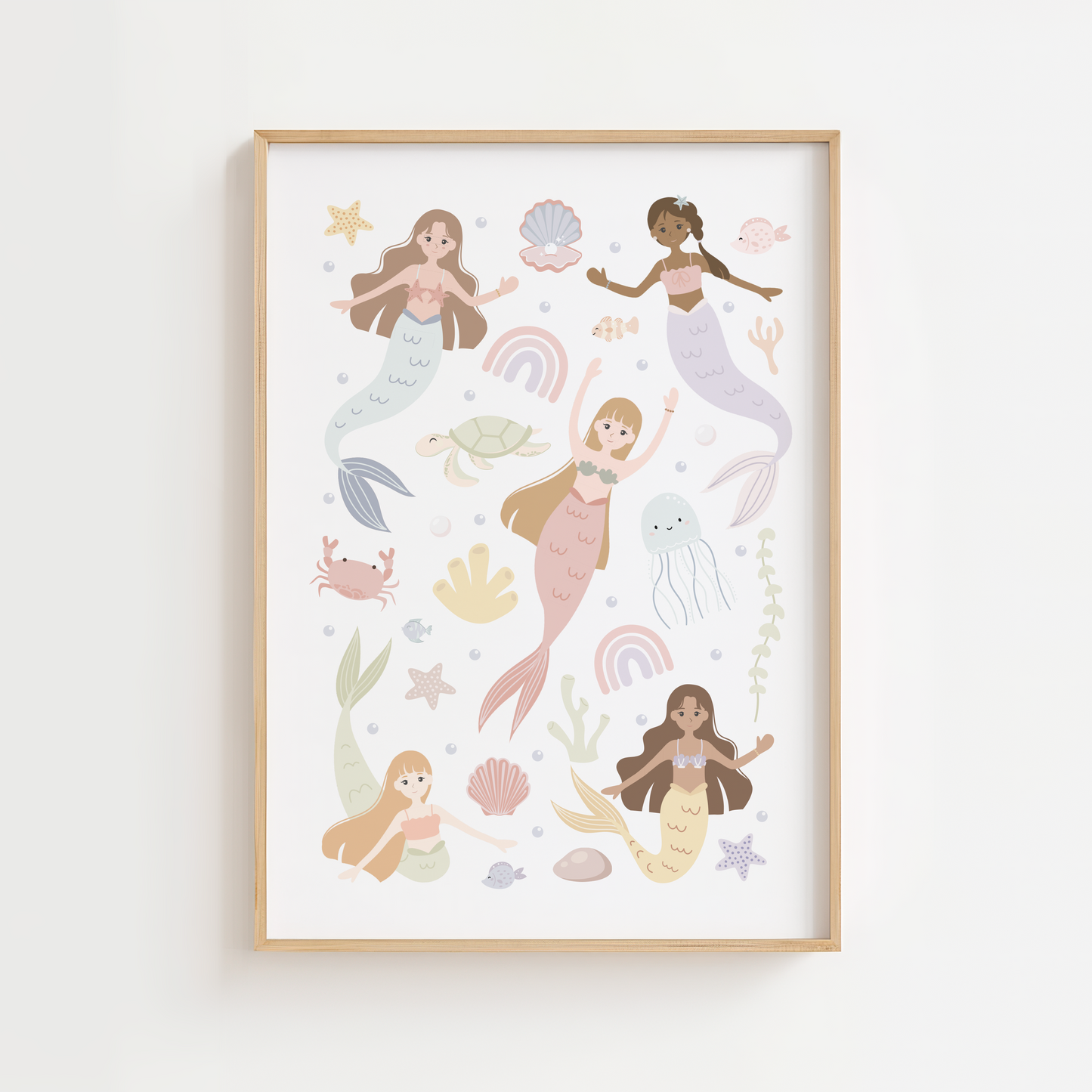 Dreamy Mermaid Print