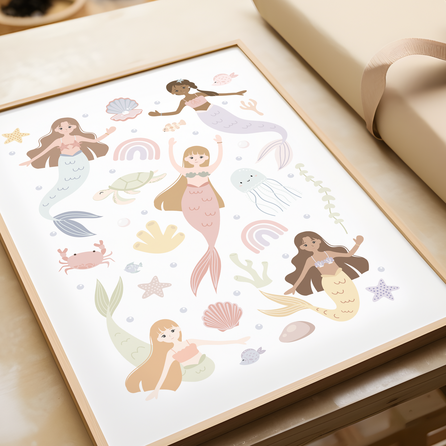 Dreamy Mermaid Print