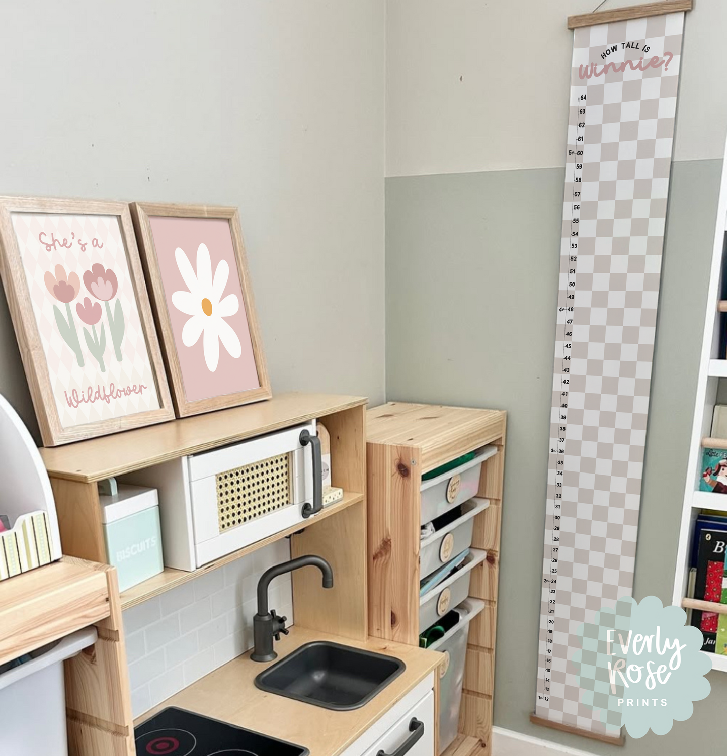 Checkerboard Height Chart Height Chart