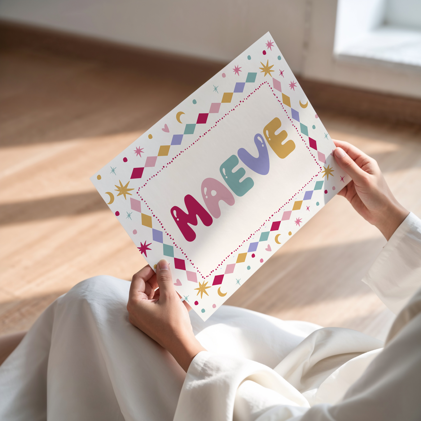 Candy Pop Personalised Name Print
