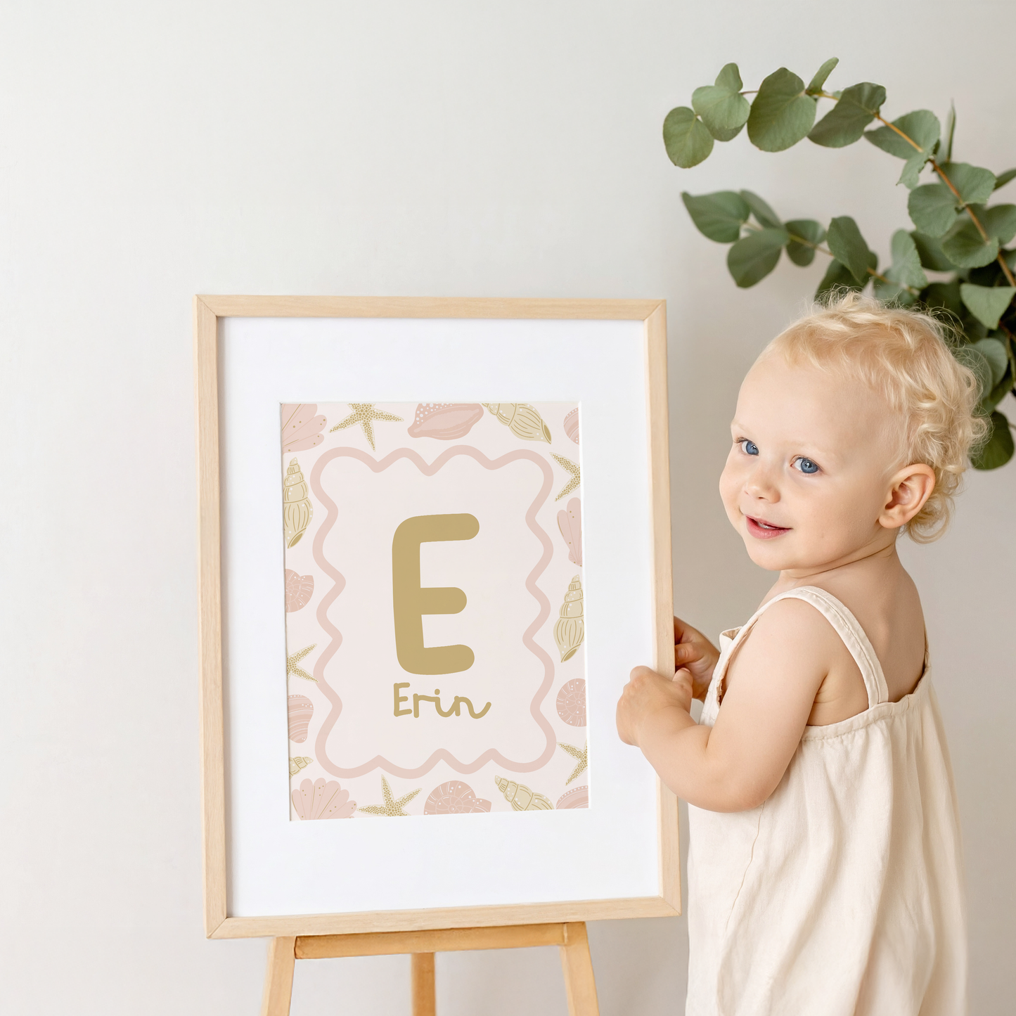 Personalised Boho Mermaid Print
