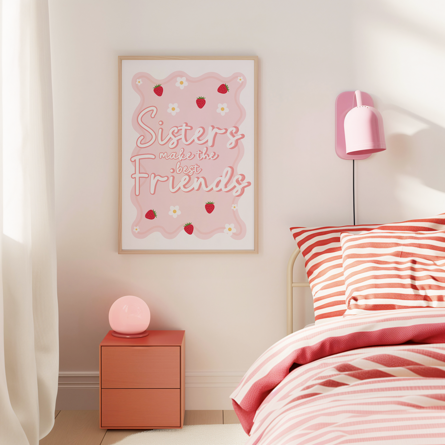 Strawberry Sisters Print