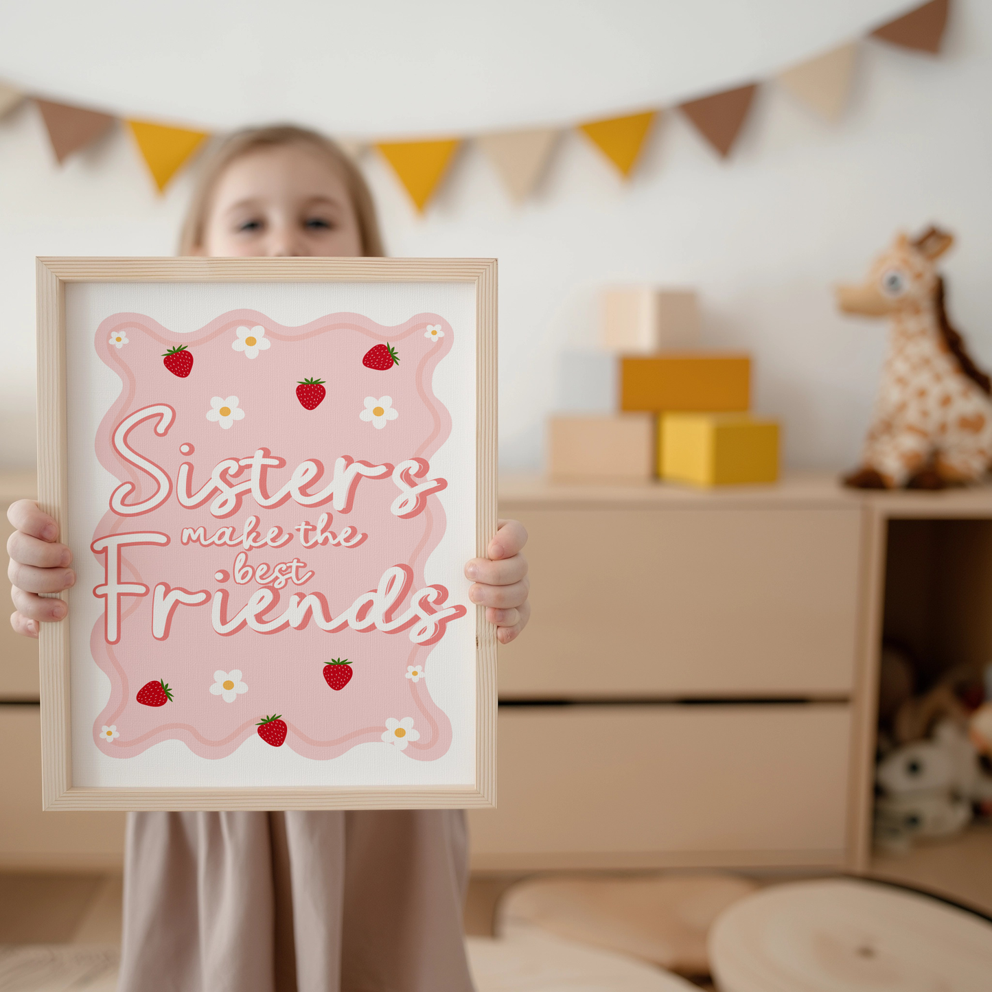 Strawberry Sisters Print