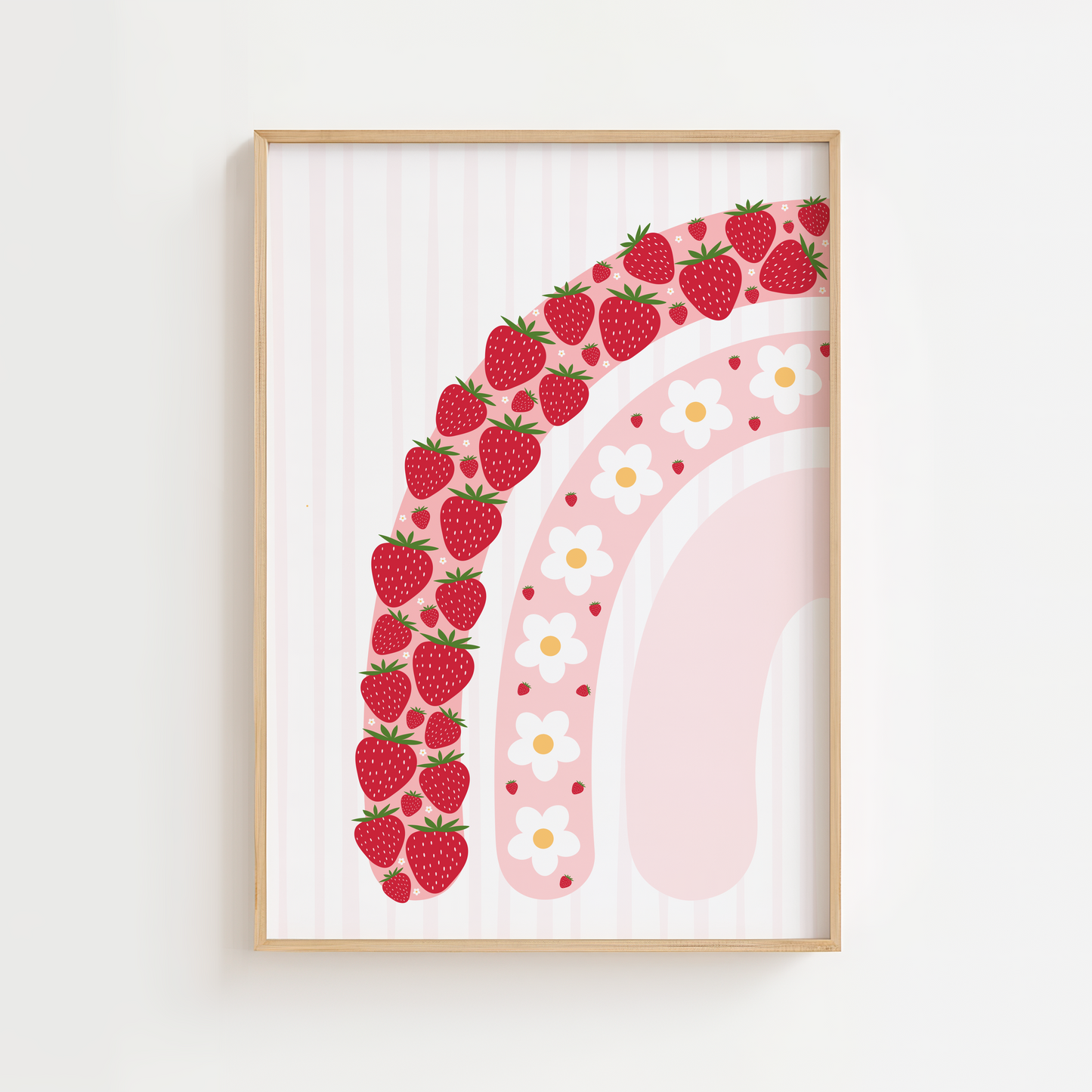 Strawberry Rainbow Print