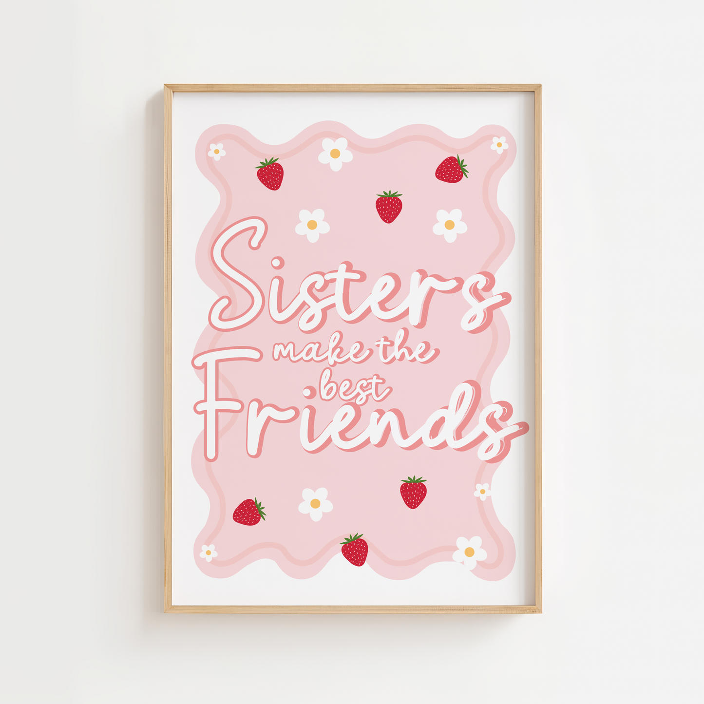 Strawberry Sisters Print