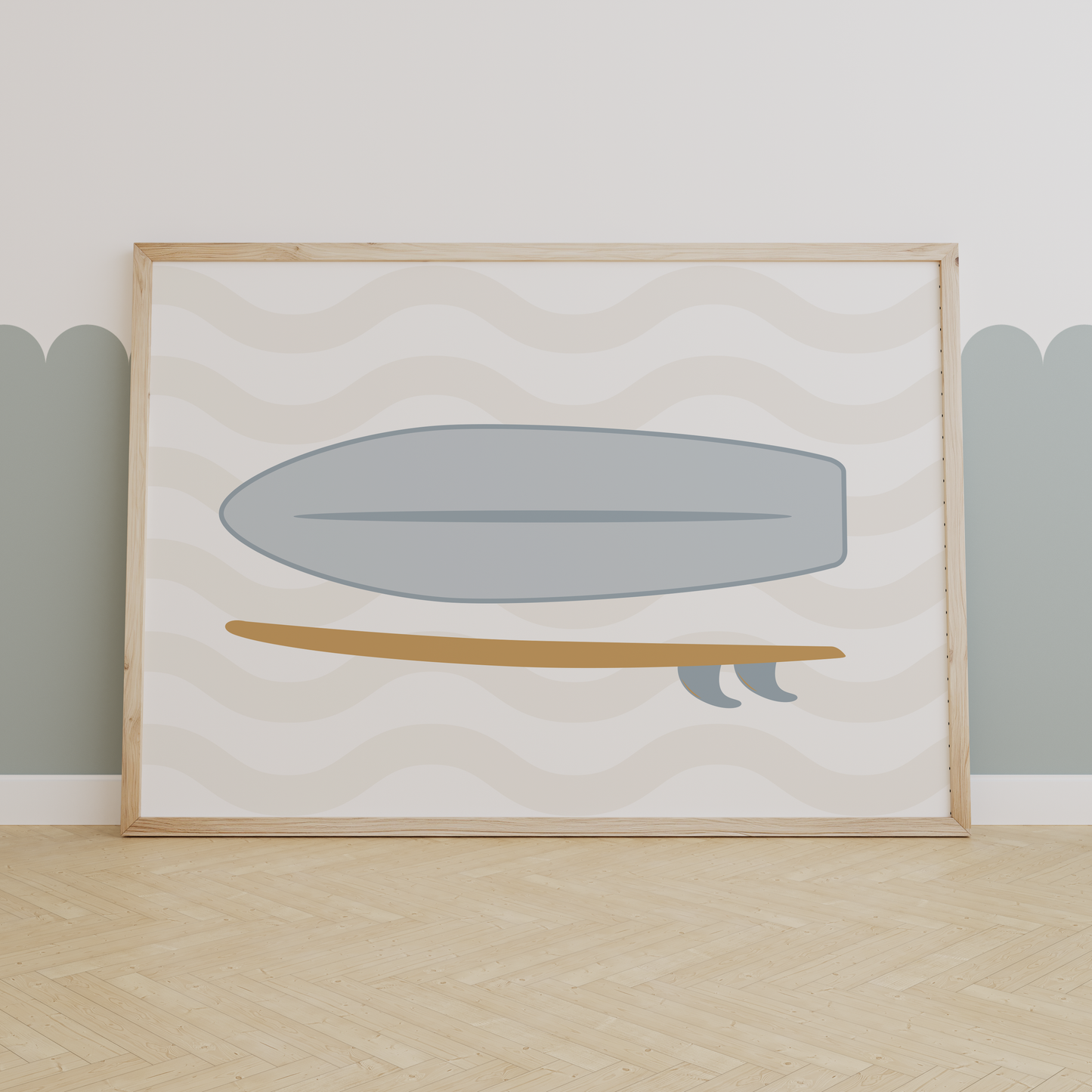 Cool Kids Surfboard Print